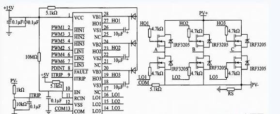 驅(qū)動芯片IR2136及MOSFET管外圍電路設(shè)計